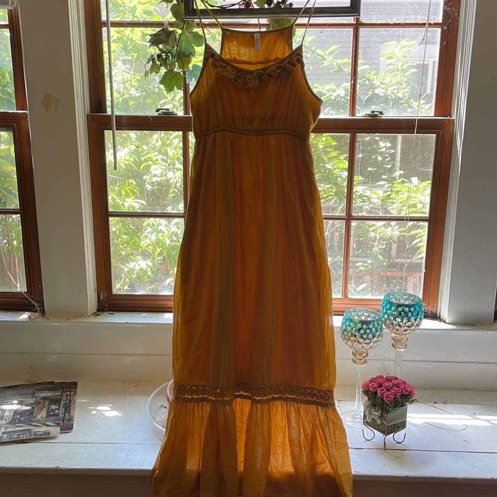 Boho dress by Xhilaration Target, Sz L cotton material